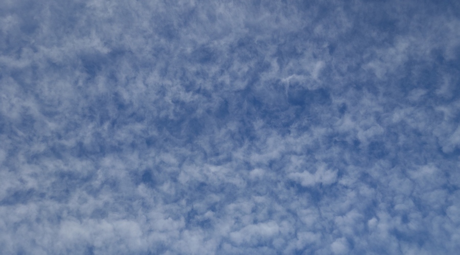 Cirrocummulus clouds 