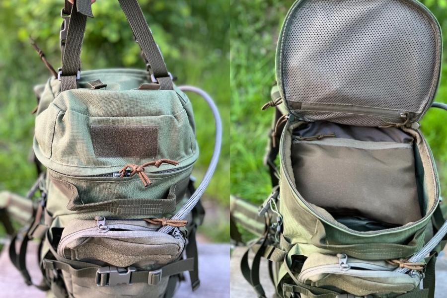 Crafter backpack - top lid 