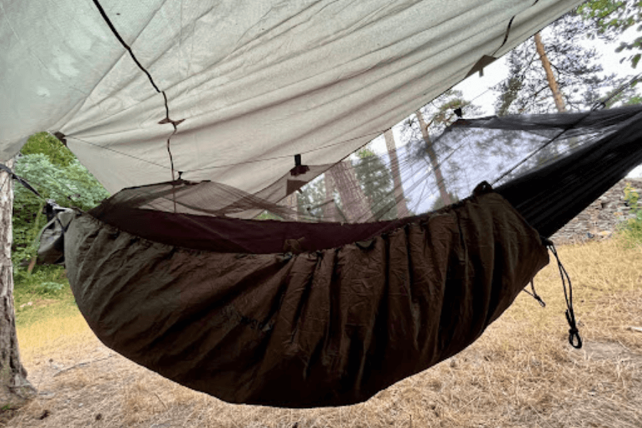 underquilt, hammock