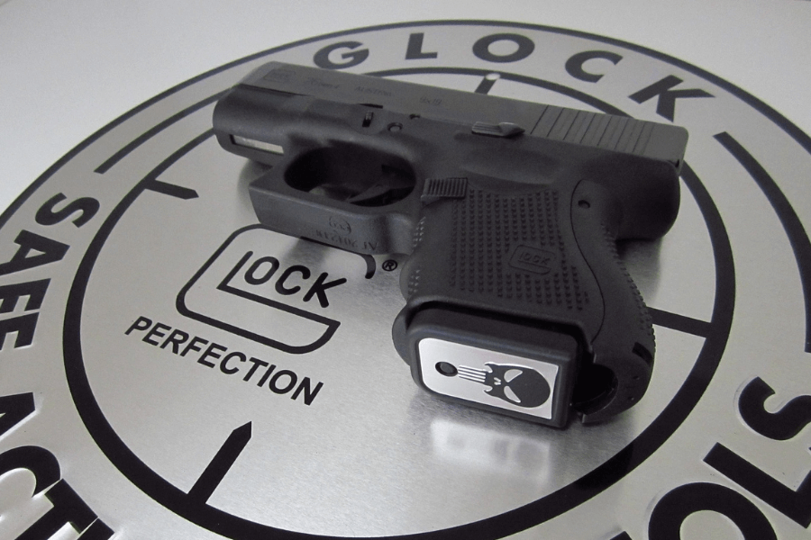 A Glock pistol