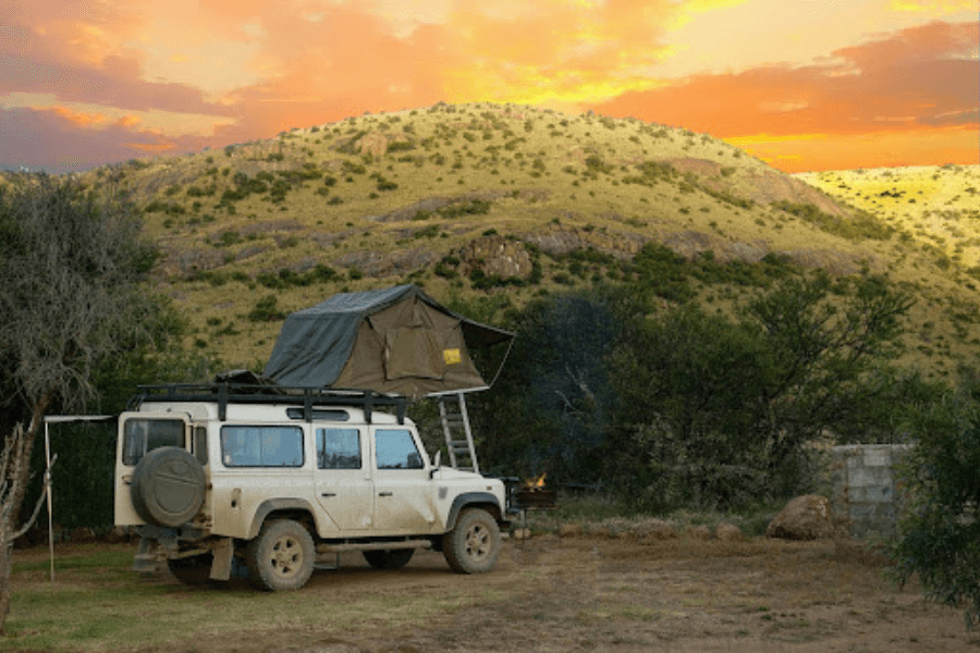 a roof tent