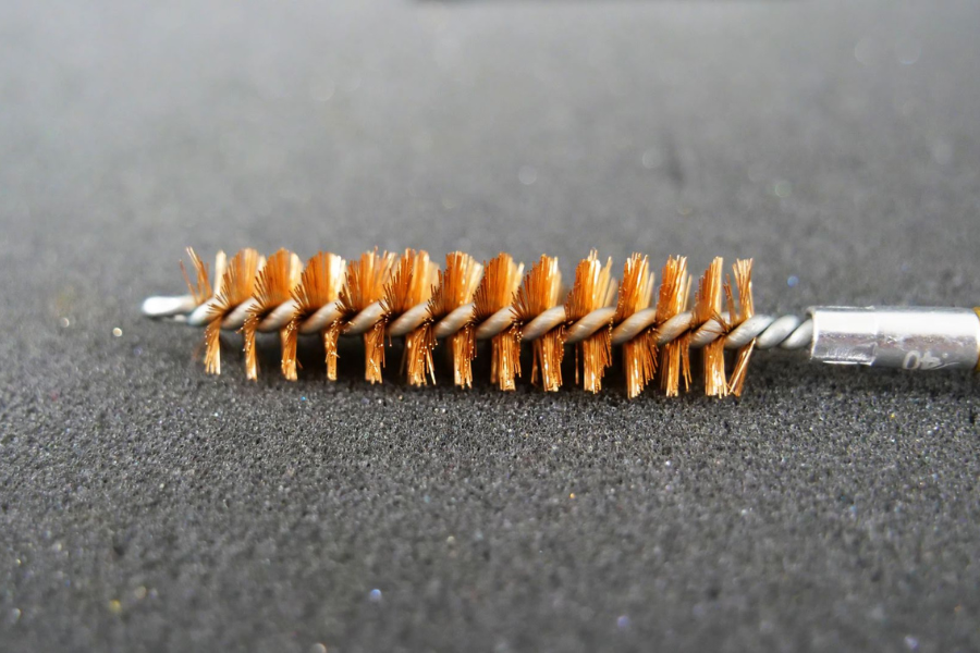 a copper brush