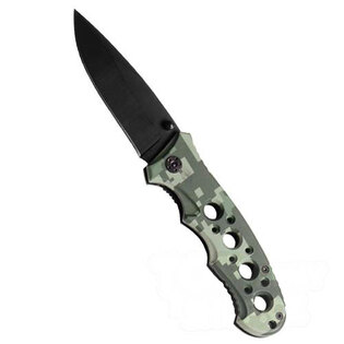 AT digital Mil-Tec® folding knife with perforated handle
