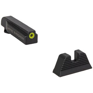 Meprolight® Evergreen™ sights for Glock / yellow front sight, clear rear sight