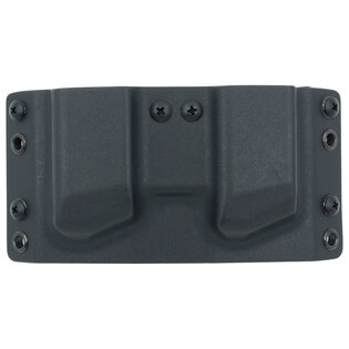 OWB Glock - outside the waistband double magazine holster without SweatGuard RH Holsters®