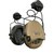 Sordin® Supreme Mil-Spec AUX Electronic Earmuffs, ARC Rail Helmet